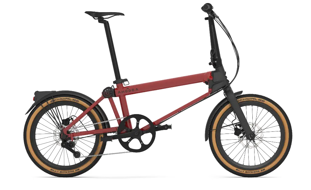 Ahooga A-MAX (pliable musculaire) (Red, Derailleur 8v)
